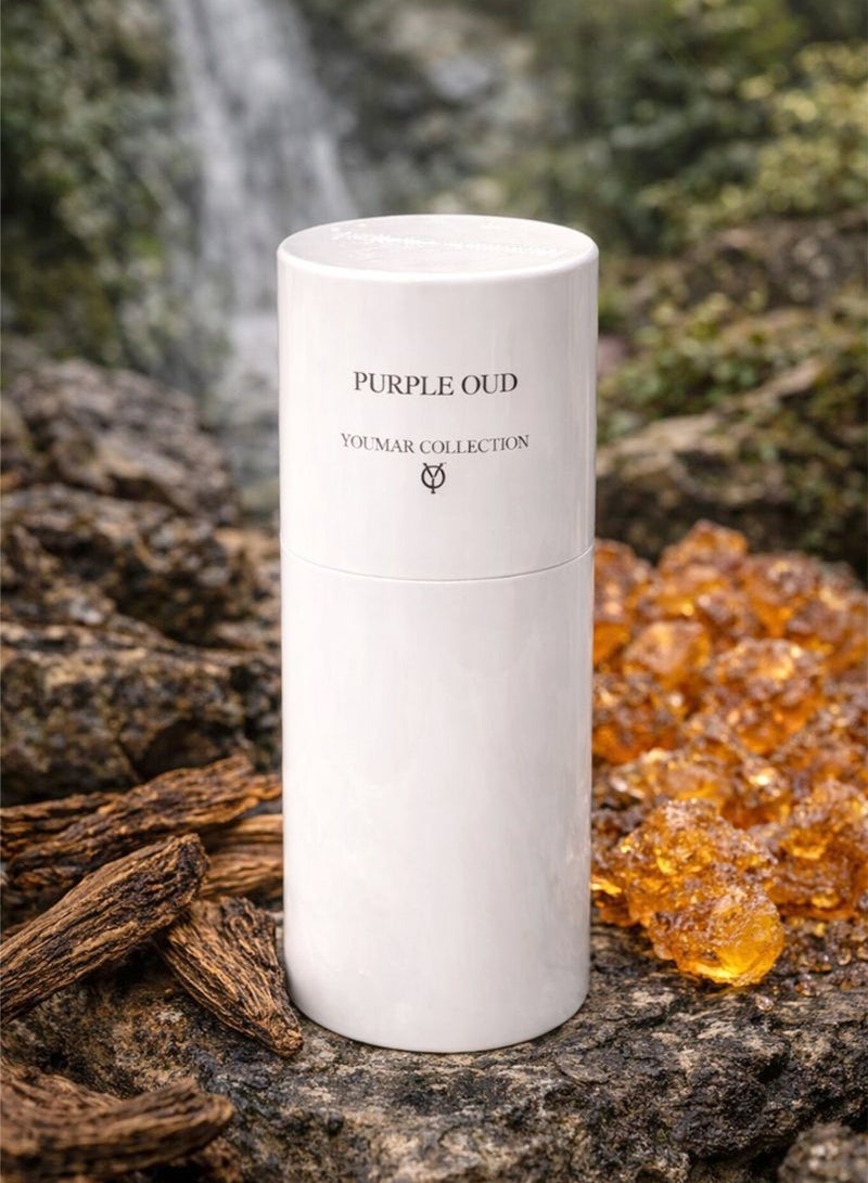 YOUMAR Purple Oud Eau de Parfum 100ml for Men & Women | Youmar Collection 0224 | Long Lasting Premium Oud Perfume with Deep Woody & Warm Notes - Image 1